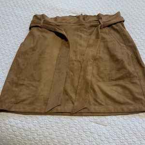 Abercrombie and Fitch suede skirt